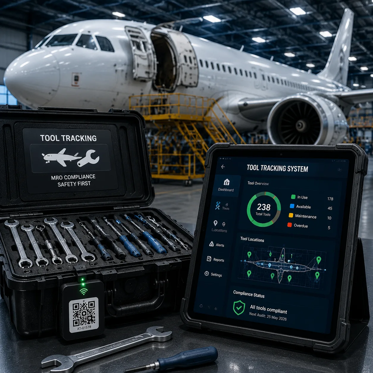aircraft tool tracking system