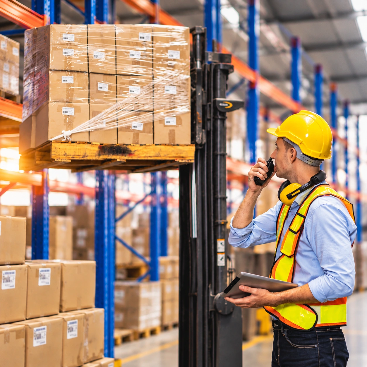 Cross-docking warehouse operations process