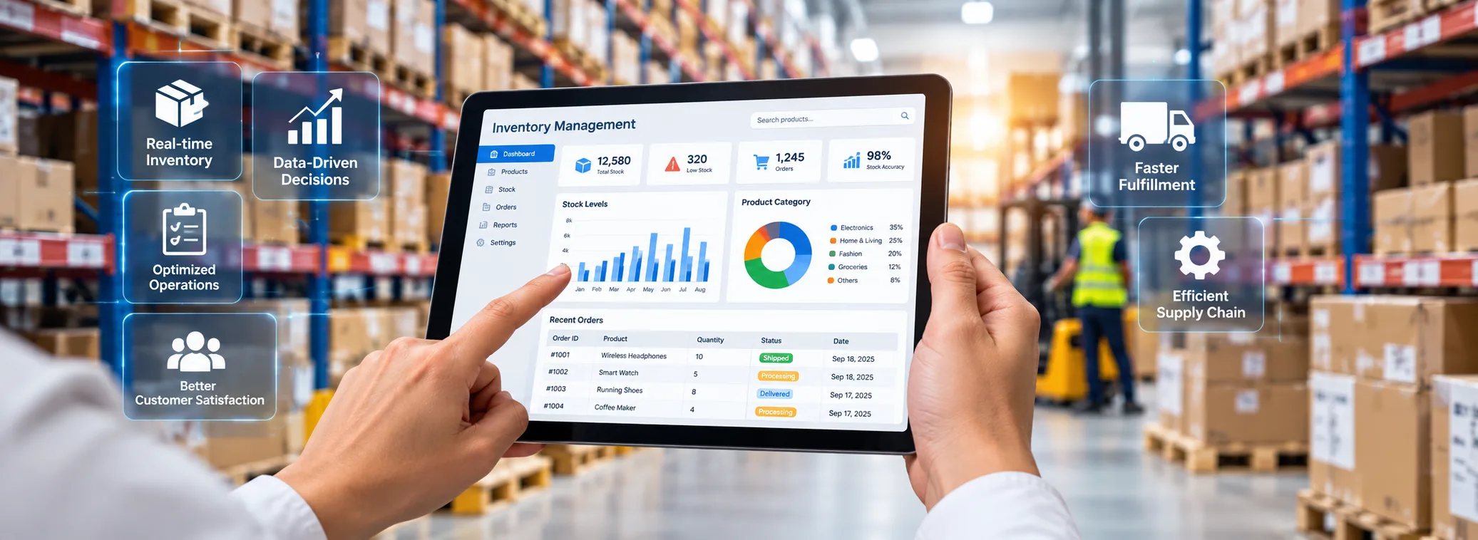 Inventory cycle count process for accurate stock management