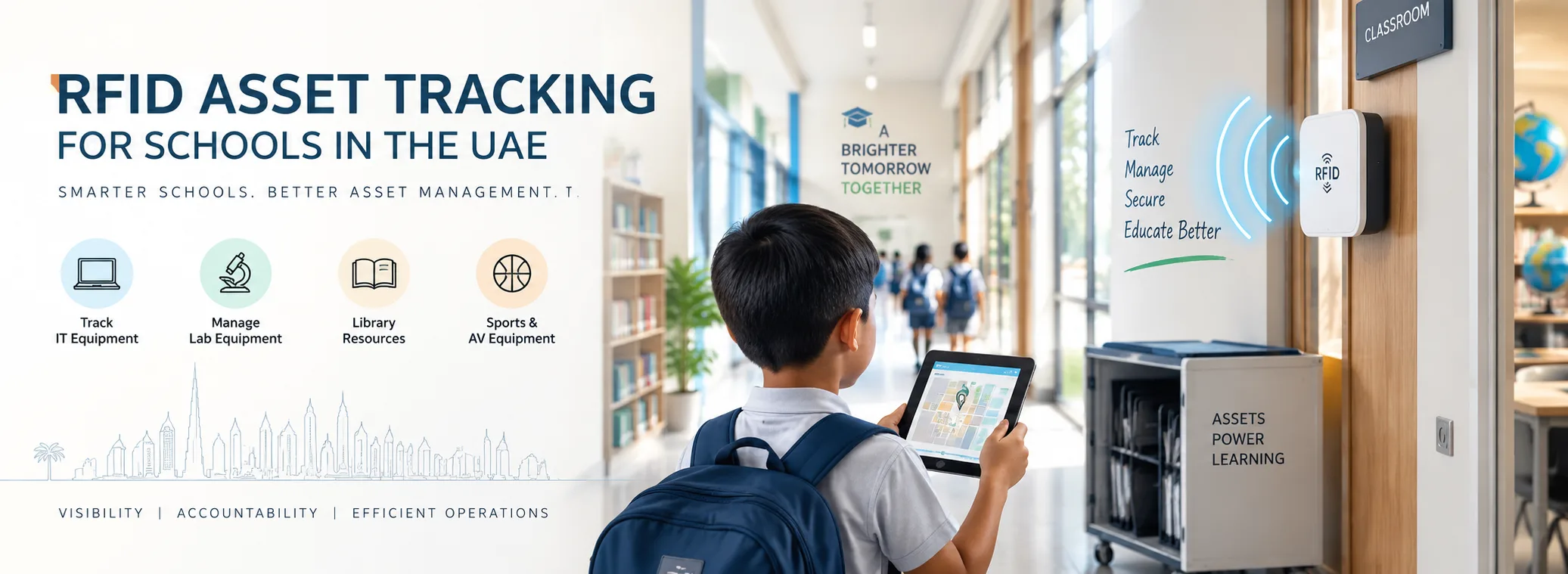 RFID asset tracking system for schools in the UAE